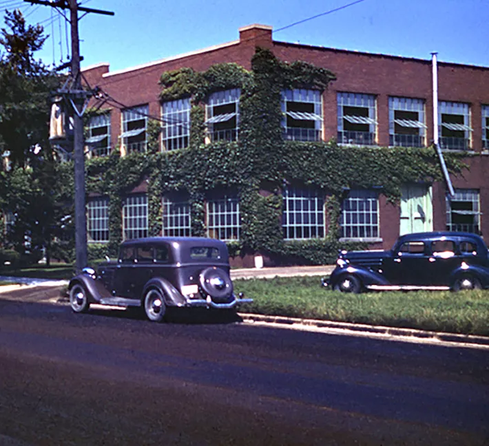 photograph of first Andis factory